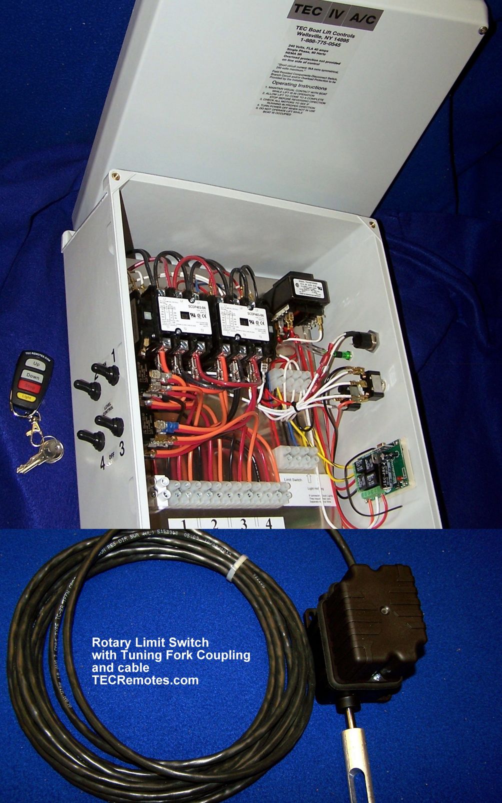 Boat Lft Remote Controls, TEC I, TEC II, TEC 12, and TEC IV